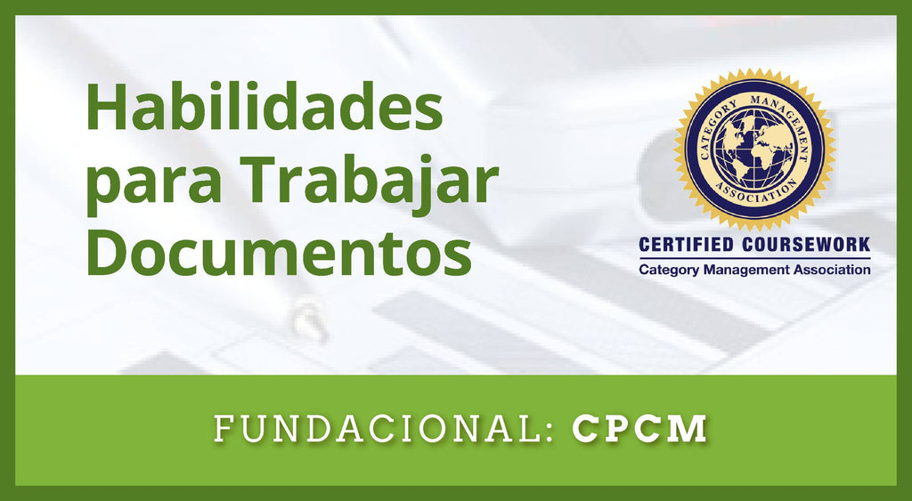 Habilidades para trabajar documentos en Excel