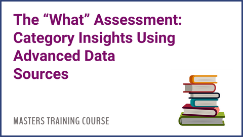 The What Assessment: Category Insights Using Advanced Data Sources